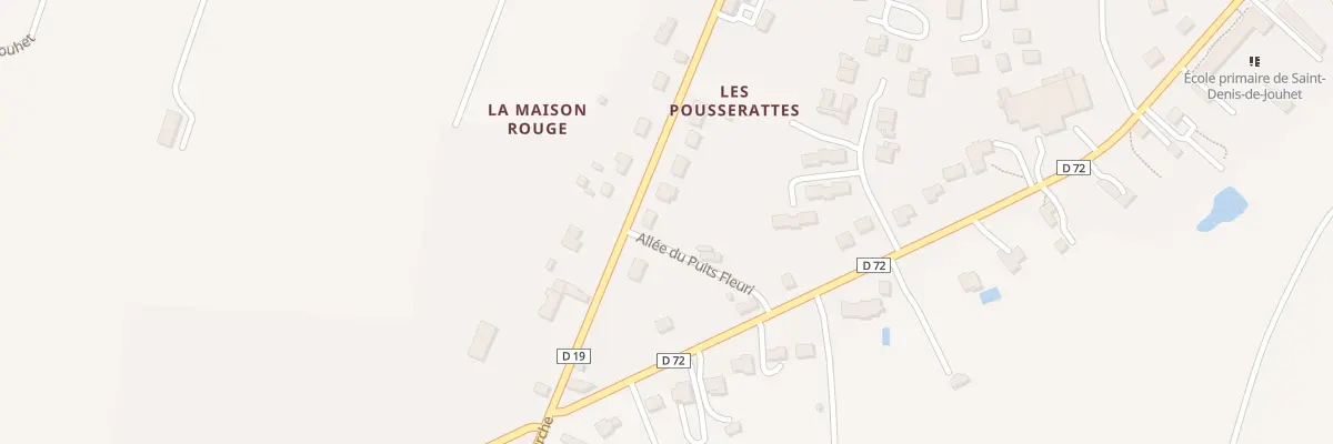 Plan du 13 Rue Eugène Menet à Saint-Denis-de-Jouhet