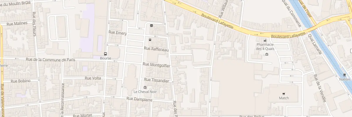 Plan du 25 Rue des Prairies à Calais