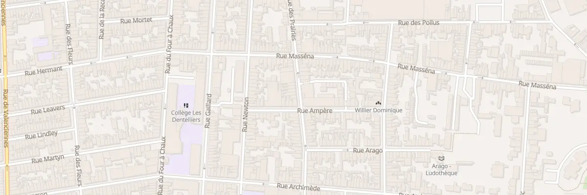 Plan du 78 Rue des Prairies à Calais