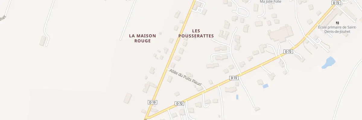 Plan du 11 Rue Eugène Menet à Saint-Denis-de-Jouhet