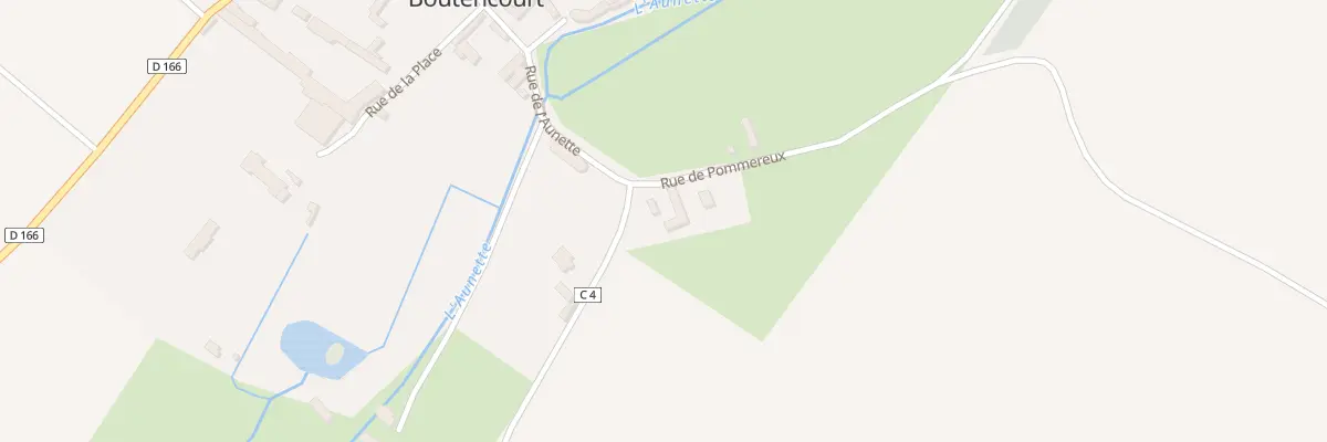 Plan du 5001F Rue de Pommereux à Boutencourt