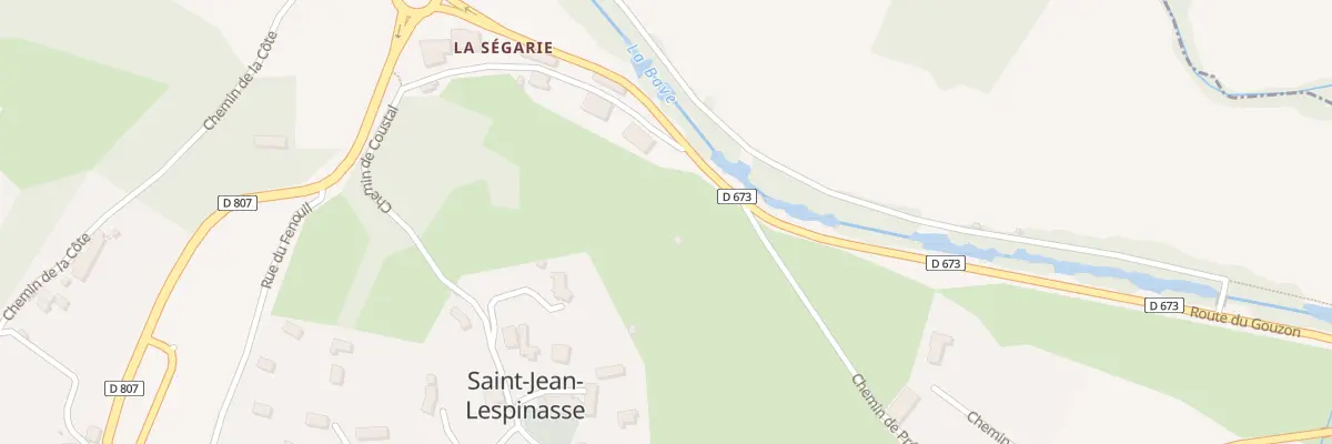 Plan du 5077 Coustal à Saint-Jean-Lespinasse