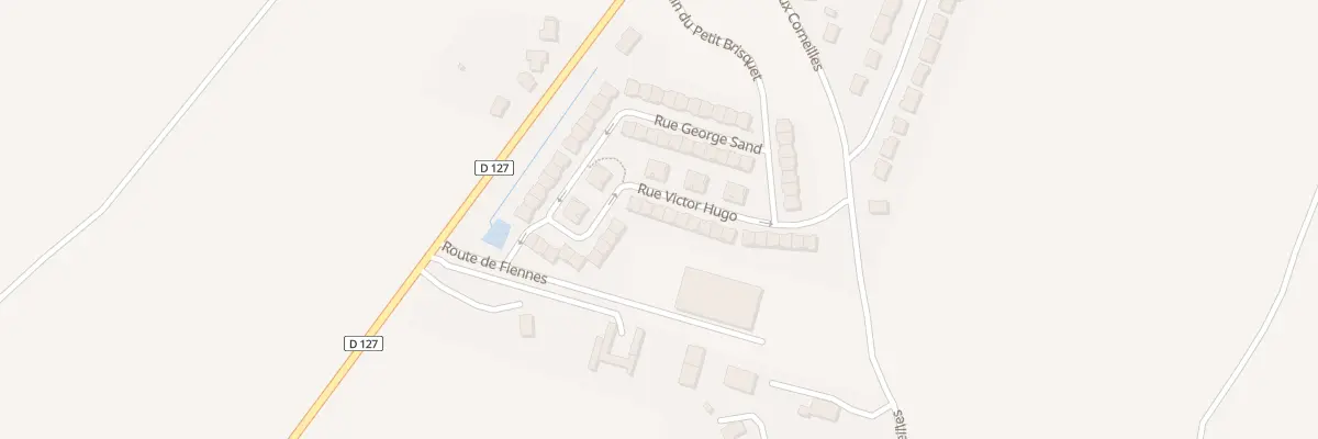 Plan du 25 Rue Victor Hugo à Guînes