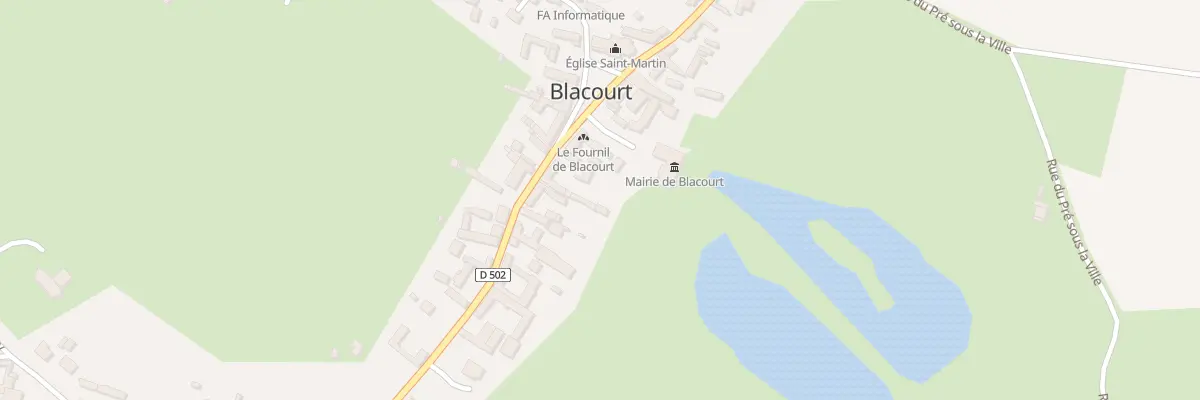Plan du 3 Rue de la Forge à Blacourt