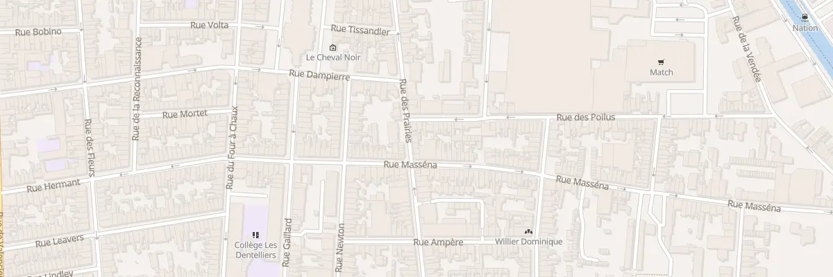 Plan du 69 Rue des Prairies à Calais