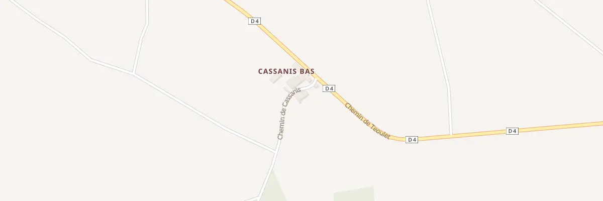 Plan du 21 Che de Cassanis à Gaillac