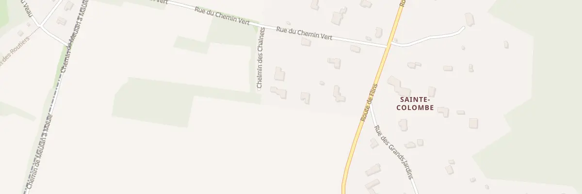 Plan du 1 Les Chainets à Bazemont