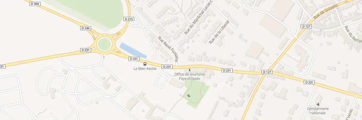 Plan du 1 Rue Rene Fontaine à Guînes