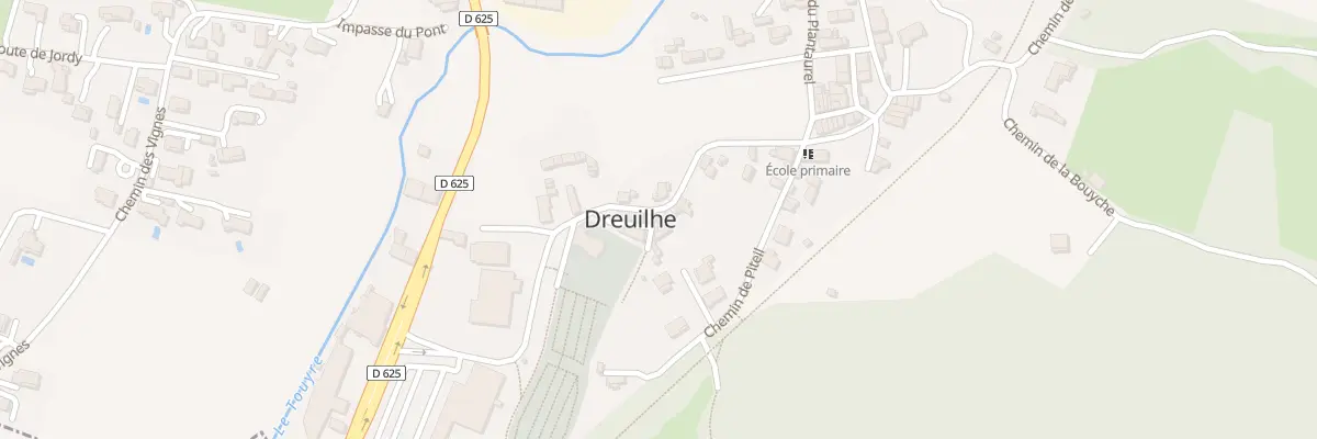 Plan du 1 Pl Petite Place à Dreuilhe