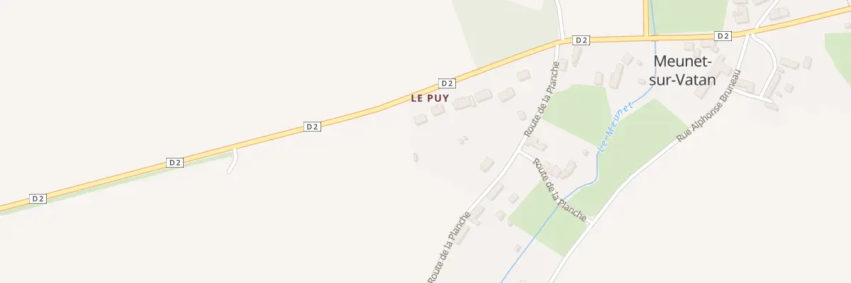 Plan du 19 Rte de Reuilly à Meunet-sur-Vatan