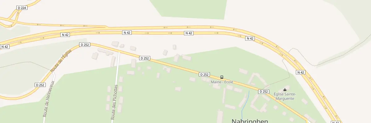 Plan du 21 Rte de l’Eglise à Nabringhen