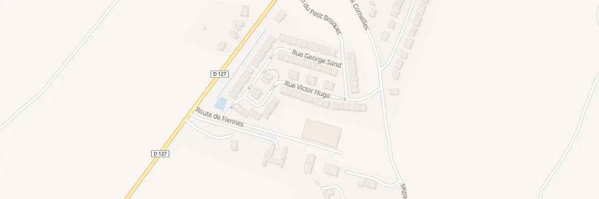 Plan du 23 Rue Victor Hugo à Guînes