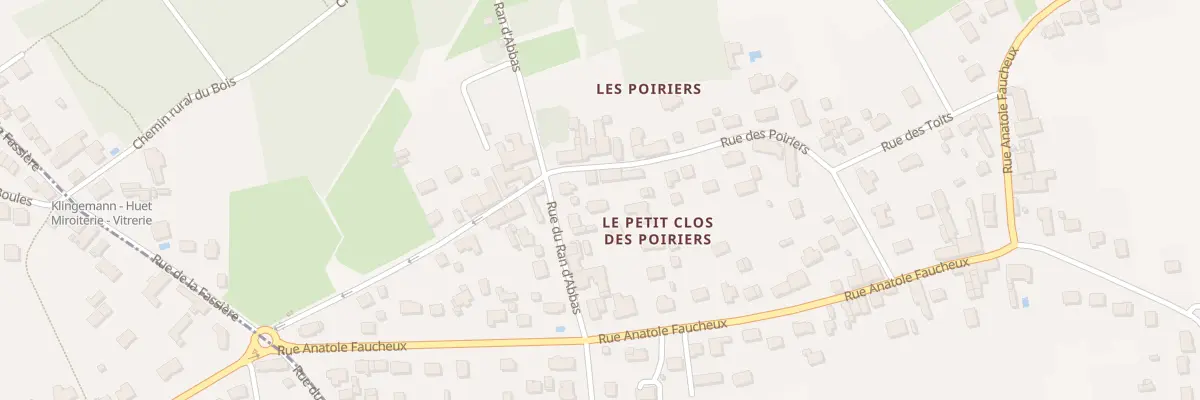 Plan du 303 Rue des Poiriers à Saran