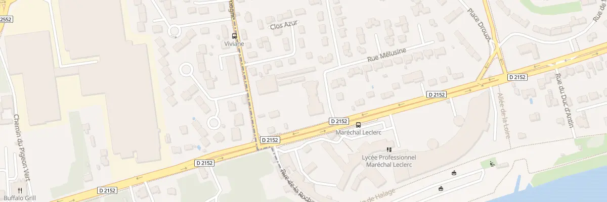 Plan du 1A Rue de la Roche aux Fées à Saint-Jean-de-la-Ruelle