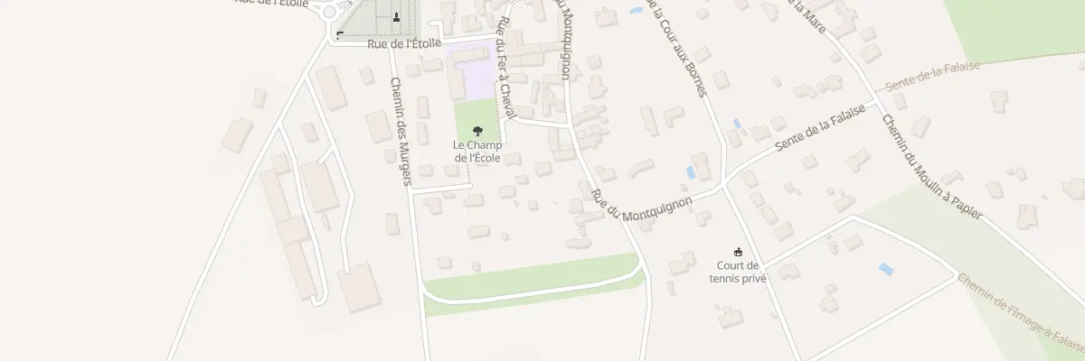 Plan du 16 Rue du Montquignon à Montainville