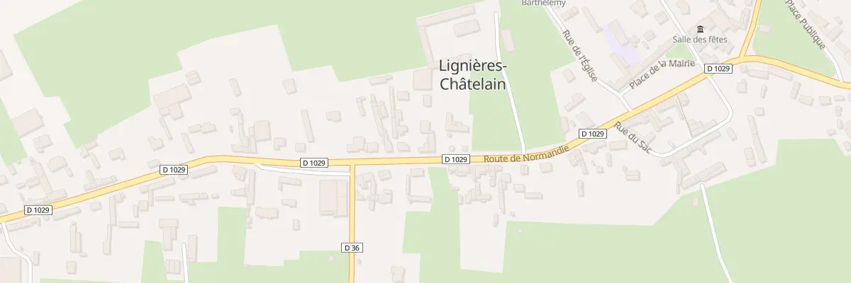 Plan du 30 Rte de Normandie à Lignières-Châtelain