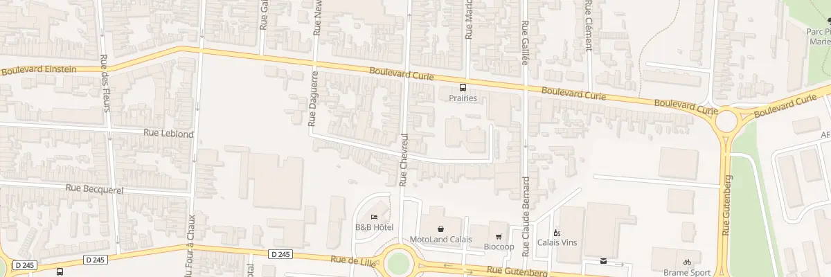 Plan du 5 Rue Chevreul à Calais