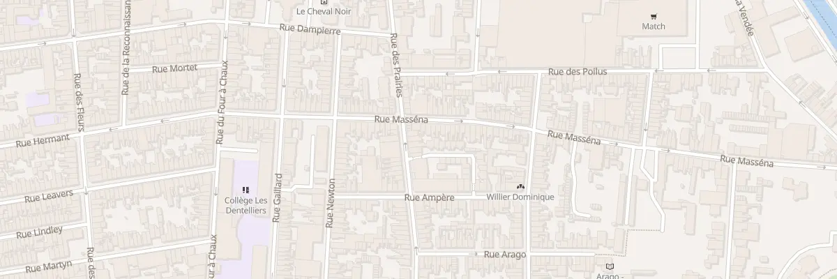 Plan du 81 Rue des Prairies à Calais