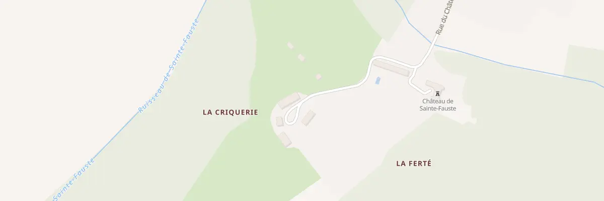 Plan du 5034 La Criquerie à Sainte-Fauste