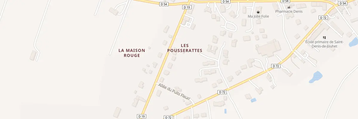 Plan du 7 Rue Eugène Menet à Saint-Denis-de-Jouhet