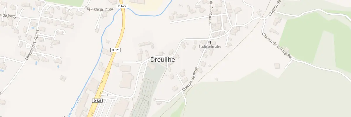 Plan du 67 Dreuilhe à Dreuilhe