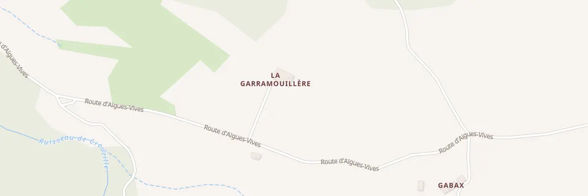 Plan du 5020F La Garramouillere à Limbrassac