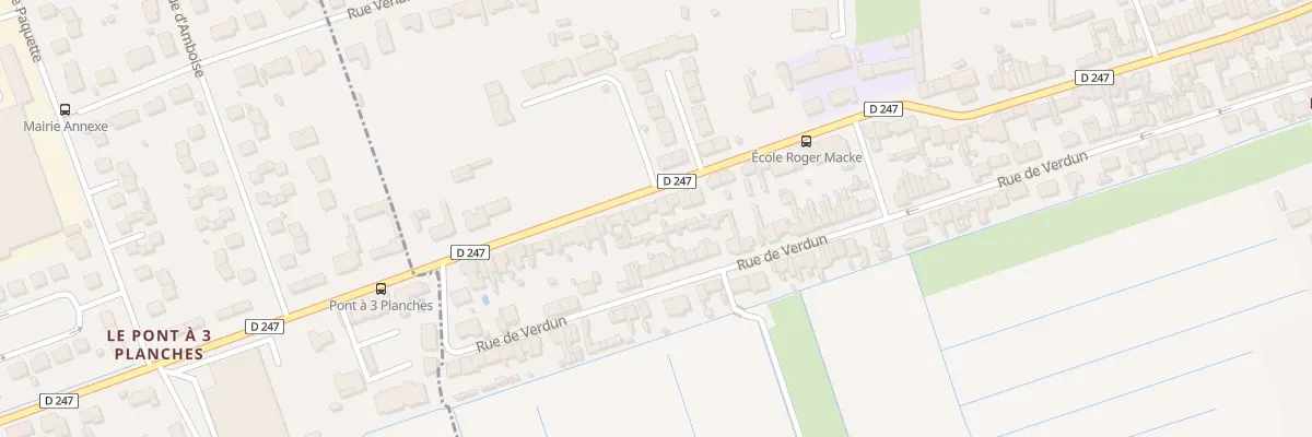 Plan du 117 Rue Charles de Gaulle à Coulogne