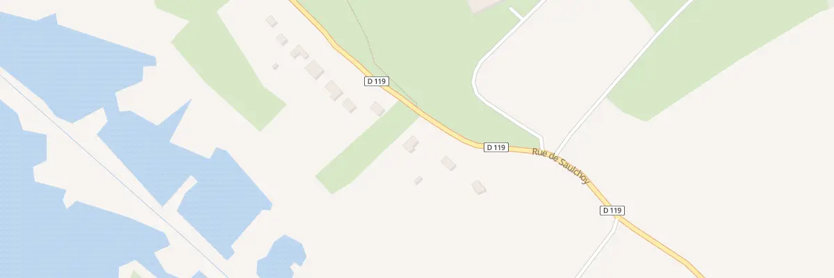 Plan du 40 Rue de Saulchoy à Douriez