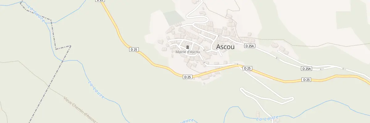 Plan du 135 Le Village à Ascou