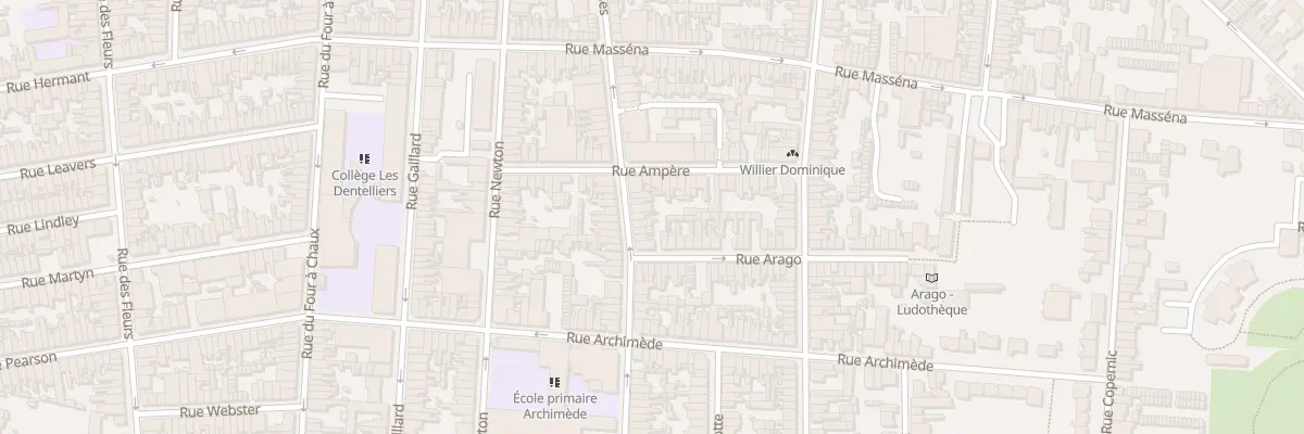 Plan du 101 Rue des Prairies à Calais