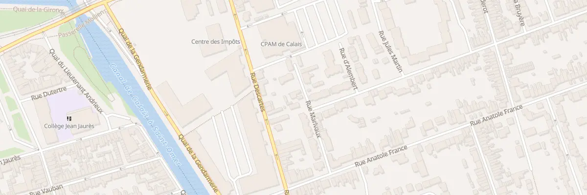Plan du 125 Rue Marivaux à Calais