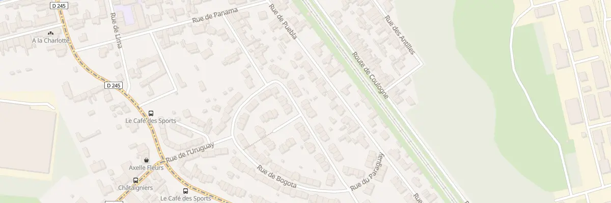 Plan du 191 Rue d’Argentine à Calais
