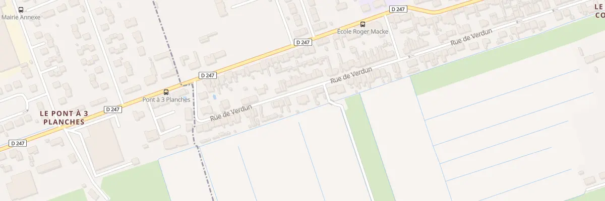 Plan du 105 Rue de Verdun à Coulogne