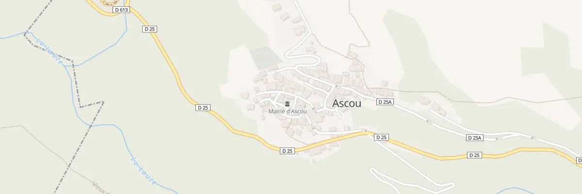 Plan du 172 Le Village à Ascou