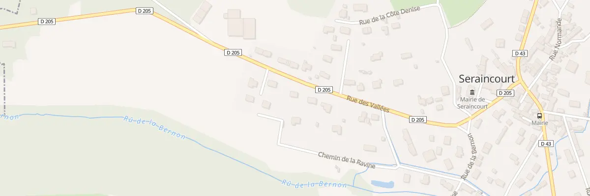 Plan du 37B Rue des Vallées à Seraincourt