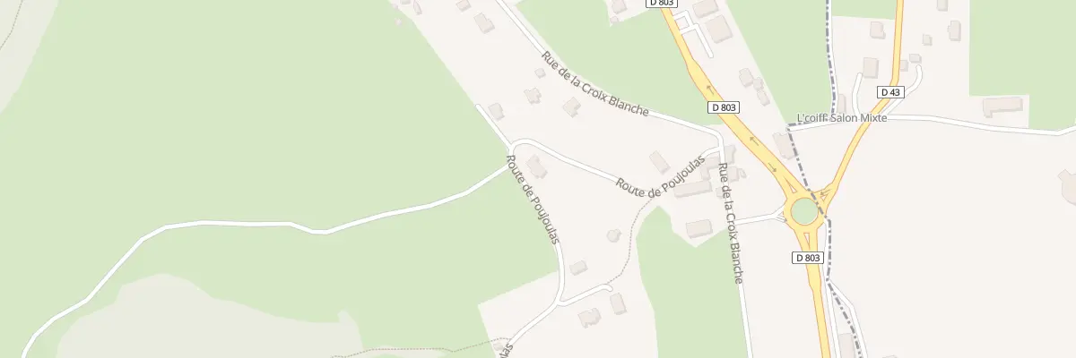 Plan du 908 Rte de Poujoulas à Saint-Michel-Loubéjou