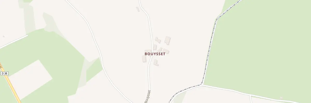 Plan du 5119 Bouysset à Rueyres
