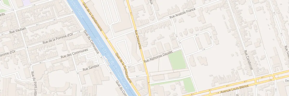 Plan du 87 Rue Alphonse Daudet à Calais