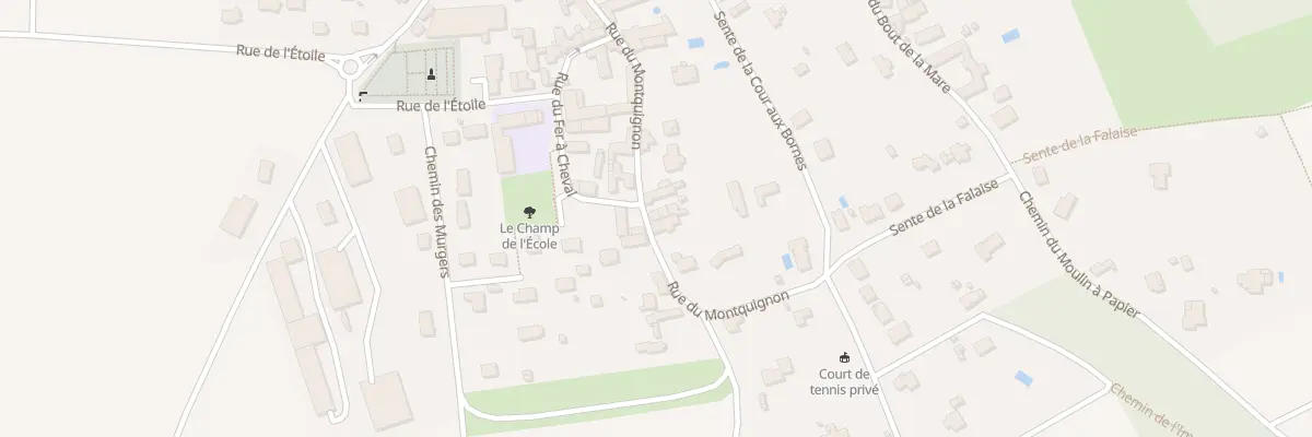 Plan du 17 Rue du Montquignon à Montainville