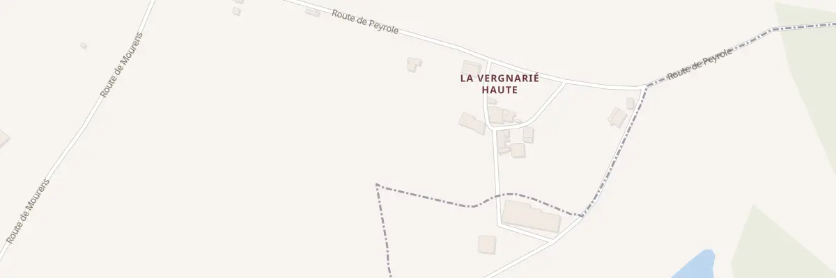 Plan du 80 Rte de la Vernerie à Parisot