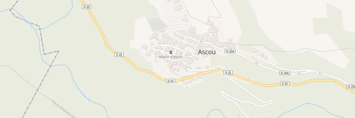 Plan du 127 Le Village à Ascou