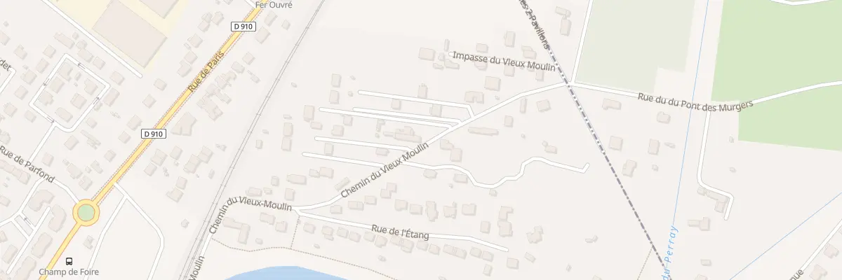 Plan du 9B Che du Vieux Moulin au Perray-en-Yvelines