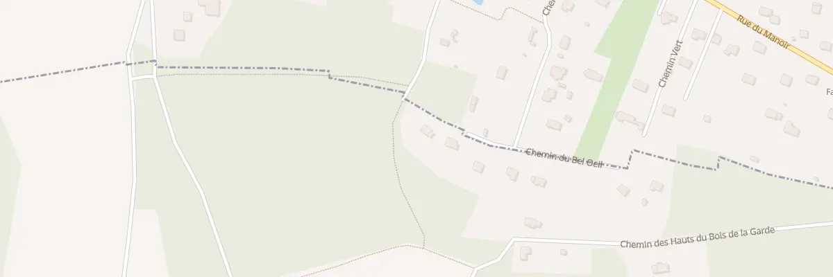 Plan du 5300 Les Bois de la Garde à Maule