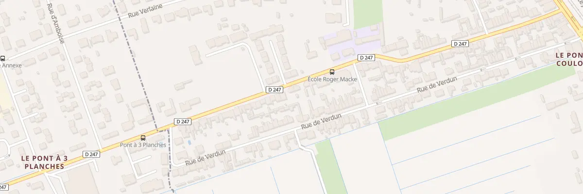 Plan du 105 Rue Charles de Gaulle à Coulogne