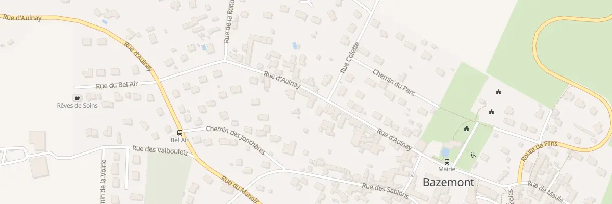 Plan du 31 Rte d’Aulnay à Bazemont