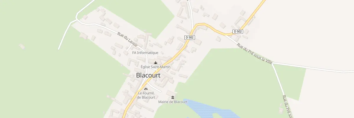 Plan du 6 Rue de Villembray à Blacourt