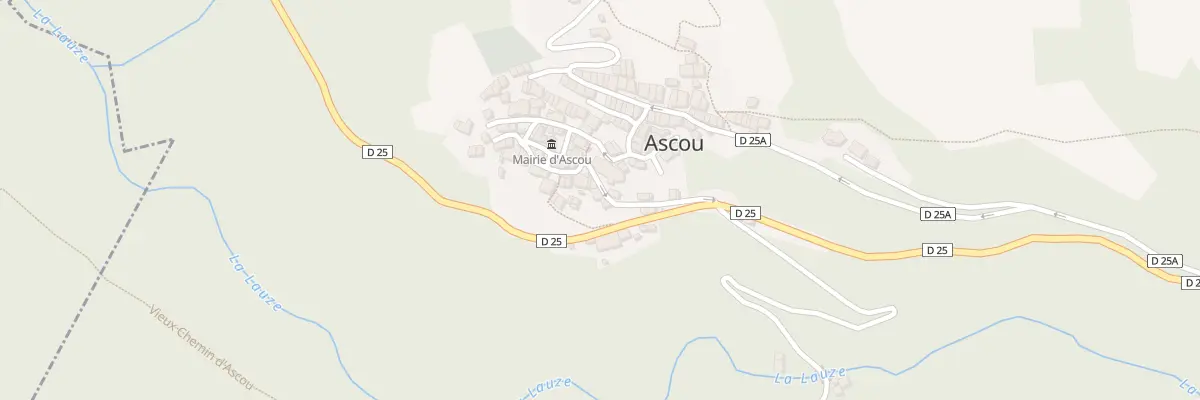 Plan du 142 Le Village à Ascou
