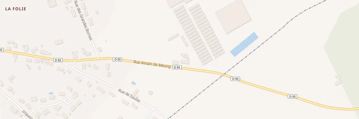 Plan du 1165 Rue Avrain de Meung à La Ferté-Beauharnais
