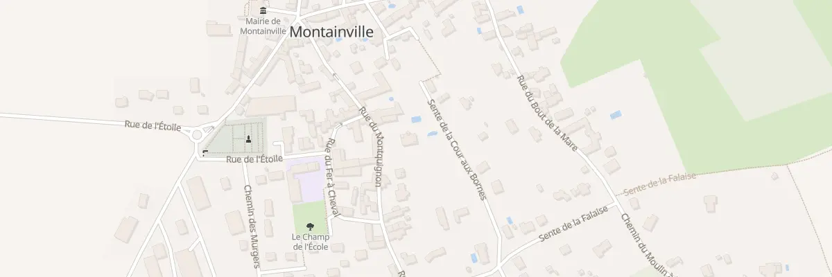 Plan du 9 Rue du Montquignon à Montainville