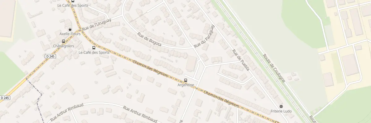 Plan du 292 Rue de Bogota à Calais